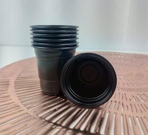 Copo Descartável 60ml C/ 20 Un – Preto – Bello Festas  