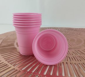 Copo Descartável 60ml C/ 20 Un – Rosa – Bello Festas  