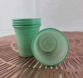 Copo Descartável 60ml C/ 20 Un – Verde Menta – Bello Festas  