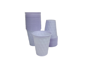 Copo Diamante Candy 180ml Lilás com 40 unidades - Forfest 