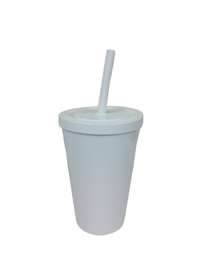 Copo Happy 350ml Branco - Neoplas