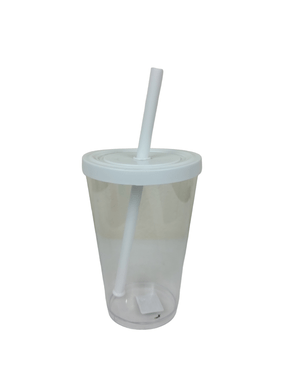 Copo Happy 350ml Transparente - Neoplas