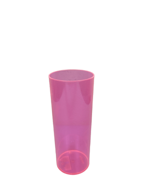 Copo Long Drink Neon Rosa com capacidade de 320mL - Neoplas
