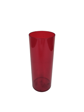 Copo Long Drink Neon Vermelho Rubi 320mL - Neoplas