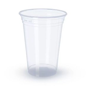 Copo Transparente Liso PPT-440 400ml com 50 - Copobras