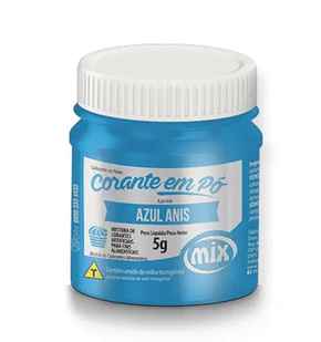 Corante em pó Azul Anis 5g – Mix