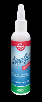 Corante Gel Liquigel 60g Hidrossolúvel Verde Arcolor 