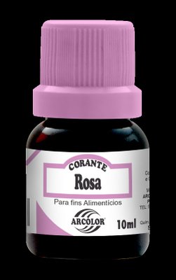 Corante líquido Rosa Hidrossolúvel 10ml Arcolor 