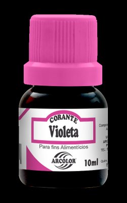 Corante líquido Violeta Hidrossolúvel 10ml Arcolor 
