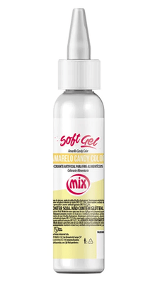 Corante Soft Gel Amarelo Candy Color 25g – Mix