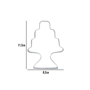 Cortador Bolo de casamento Inox 