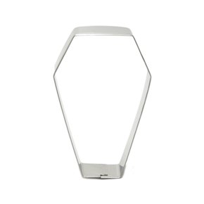 Cortador Caixão Halloween Inox 