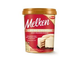 Creme Ganache Melken Branco 1kg – Harald (CAIXA FECHADA)