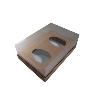 Caixa para Ovo de Colher Duplo 100g Dupla face – 10 unidades