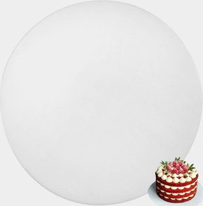 Disco de Isopor EPS redondo 15cm para bolo – 5 unidades – Meiwa 