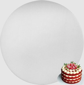 Disco de Isopor EPS redondo 20cm para bolo – 5 unidades – Meiwa 