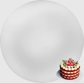 Disco de Isopor EPS redondo 30cm para bolo – 5 unidades – Meiwa