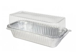 Embalagem de Alumínio D10 bolo inglês c/ tampa PET – 50un – Wyda (Promoção Caixa Fechada)