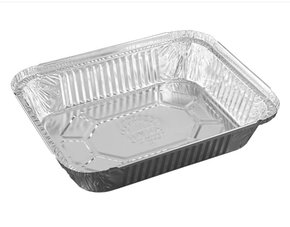 Embalagem de Alumínio D5 c/ tampa 1150ml – 100un – Wyda (Promoção Caixa Fechada)