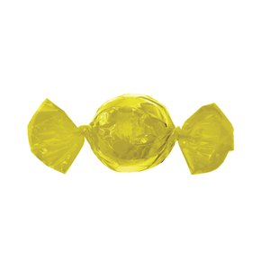 Embalagem para Trufas e Bombons Liso Amarelo 100un – 14,5x15,5 – Cromus