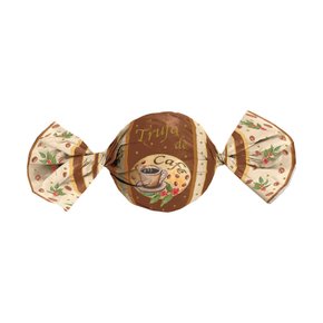 Embalagem para Trufas e Bombons sabor Café 100un – 14,5x15,5 – Cromus