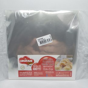 Embalagem Transparente para Bem Casado 15x15cm com 100 un. – Cromus 