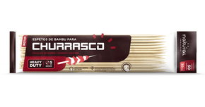 Espeto de Bambu Heavy Duty 30cm c/ 50 Unidades – Natural Produtos