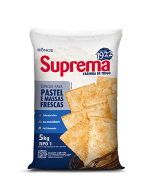 Farinha de trigo para pastel e massas frescas - 5KG - Suprema