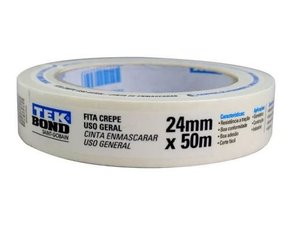 Fita Adesiva Crepe 24x50m - Tekbond
