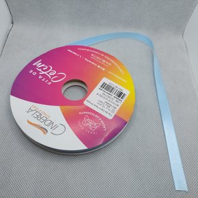 Fita Cetim Simples 10mm x 50m Azul Claro – Cinderela