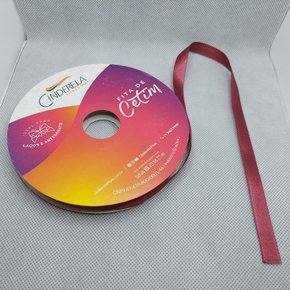 Fita Cetim Simples 10mm x 50m Marsala – Cinderela