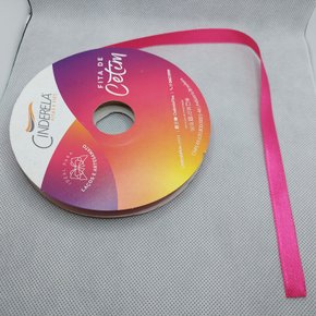 Fita Cetim Simples 10mm x 50m Pink – Cinderela