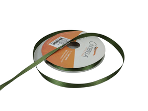 Fita Cetim Simples 10mm x 50m Verde Militar – Cinderela