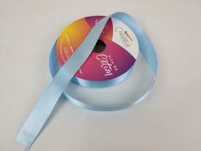 Fita Cetim Simples 22mm x 50m Azul Claro – Cinderela