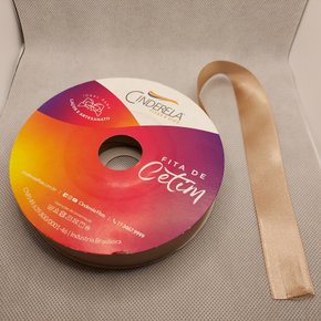 Fita Cetim Simples 22mm x 50m Chocolate – Cinderela