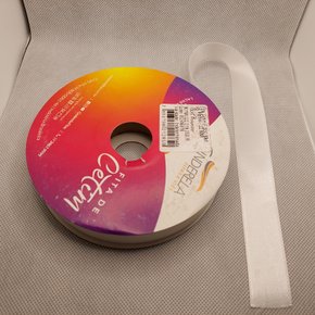 Fita Cetim Simples 22mm x 50m Cru – Cinderela