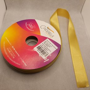 Fita Cetim Simples 22mm x 50m Dourado – Cinderela