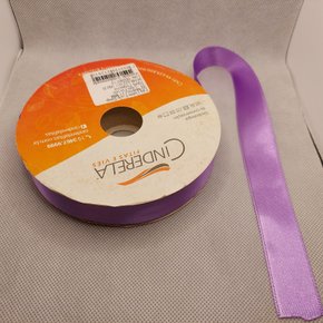 Fita Cetim Simples 22mm x 50m Lilás Escuro – Cinderela