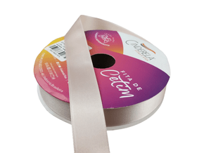 Fita Cetim Simples 22mm x 50m Nude – Cinderela