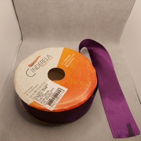 Fita Cetim Simples 38mm x 50m Roxo – Cinderela