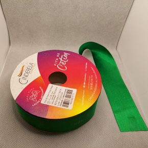 Fita Cetim Simples 38mm x 50m Verde Bandeira – Cinderela