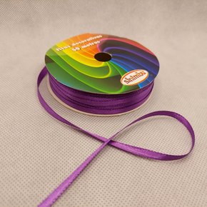 Fita Cetim Simples 4mm x 50m Lilás – Sinimbu