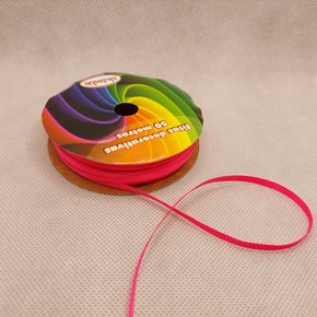 Fita Cetim Simples 4mm x 50m Rosa Flúor – Sinimbu
