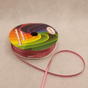 Fita Cetim Simples 4mm x 50m Rose - Sinimbu