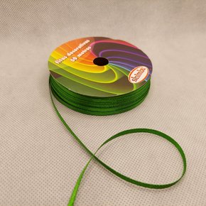 Fita Cetim Simples 4mm x 50m Verde Bandeira – Sinimbu