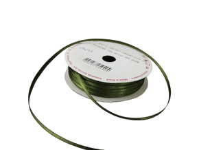 Fita Cetim Simples 4mm x 50m Verde Oliva – Sinimbu