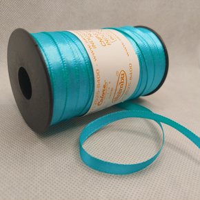 Fita Cetim Simples 7mm x 100m Azul Tiffany – Sinimbu