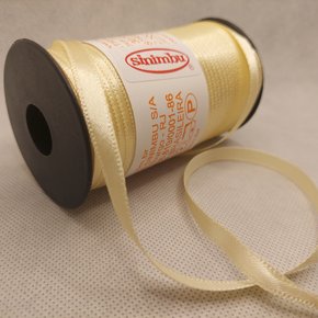 Fita Cetim Simples 7mm x 100m Bege - Sinimbu