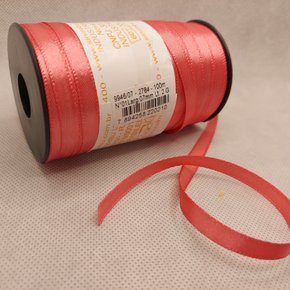 Fita Cetim Simples 7mm x 100m Goiaba – Sinimbu