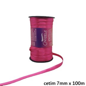 Fita Cetim Simples 7mm x 100m Pink – Cinderela
